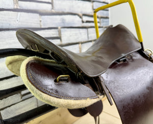 15” MW Kids Seaside Donkey/Pony Ride Saddle - Brown