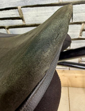 Load image into Gallery viewer, 16 1/2” Wide Eclipse Suede &amp; Synthetic GP Saddle - Black