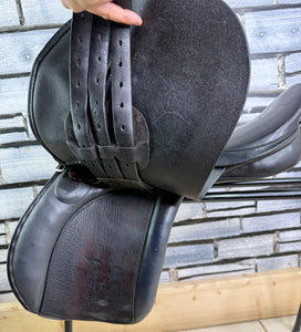 16” MW Equisport/Paul Jones Pony GP/Jump Saddle - Black