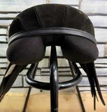 Load image into Gallery viewer, 16 1/2” Wide Eclipse Suede &amp; Synthetic GP Saddle - Black