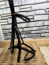 Load image into Gallery viewer, S/H Lemetex Flash Plaited Nose Bridle - Brown - Full