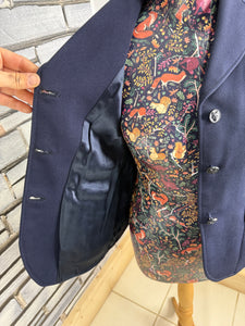 S/H Vintage Maids Navy Show Jacket - Size 34