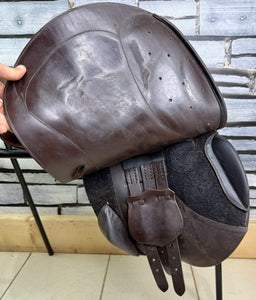 17” MW Patrick Saddlery Jump Saddle - Brown