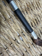 Load image into Gallery viewer, Vintage Gents Strong Hunt Whip - Silver Collar and Antler Hook
