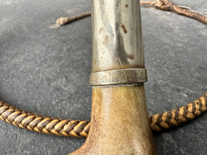 Champion & Wilton Gents Plaited Hunt Whip complete with Rawhide Thong