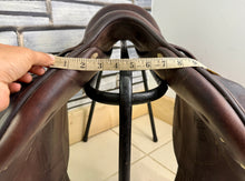 Load image into Gallery viewer, 16 1/2” MW Antares Connexion Monoflap Jump Saddle - Brown