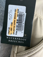 Load image into Gallery viewer, Lemieux Drytex Waterproof Winter Breeches - Size UK 14 - Beige