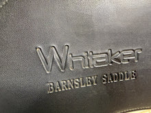 Load image into Gallery viewer, 16 1/2” Changeable Gullet (Medium) Whitaker Barnsley Pony Jumping Saddle - Black