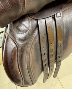 17 1/2” Wide Ideal Classic GP Saddle - Brown