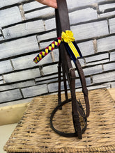 Load image into Gallery viewer, S/H English Show Hack/ROR Bridle - Brown  - Full