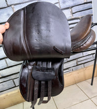 Load image into Gallery viewer, 17 1/2” Wide M&amp;J Saddlery English GP Saddle - Brown