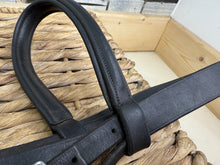 Load image into Gallery viewer, S/H English Flash Nose Bridle -Full- Very Dark Havana