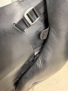 17 1/2” Wide Stride Free Elite Dressage Saddle - Black