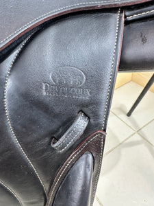 17 1/2” MW Devoucoux Chiberta O Monoflap Jump Saddle - Brown