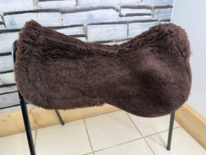 S/H Nuumed Wool Rolled Edge Half Pad - Brown - Large