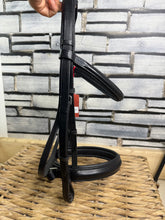 Load image into Gallery viewer, Albion KB English Snaffle Bridle - Black - XF