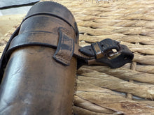 Load image into Gallery viewer, S/H English Leather Vintage Hunting Saddle Flask Case