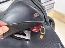 Load image into Gallery viewer, 17” Medium Jeffries Falcon English Event GP Saddle - Black