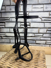 Load image into Gallery viewer, S/H Full Size Anatomic Padded Head &amp; Nose Bridle - Black