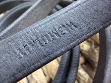 Load image into Gallery viewer, S/H Jeffries Wembley Rubber Reins - Black - Full 54”