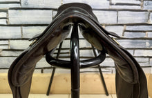 Load image into Gallery viewer, 14” MW English Tiny Tots Pony Show Saddle - Dark Brown