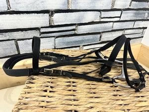 S/H Roma Web Complete Flash Bridle - Black - Full