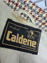 Load image into Gallery viewer, Ladies Vintage Caldene Houndstooth Tweed Hunt Coat/Jacket - Size 34/Ladies 10