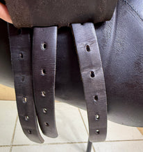 Load image into Gallery viewer, 17” Medium Prestige Appaloosa Hippos GP/Jump Saddle - Brown - All Purpose, XC etc