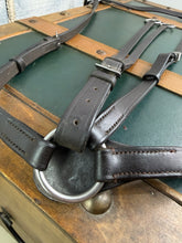 Load image into Gallery viewer, Hunting Breastplate with Martingale -Brown- Cob Size - Good Leather - Detachable Running Martingale