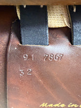 Load image into Gallery viewer, 17 1/2” 32/Wide Stubben Tristan Show/Working Hunter Saddle - Brown - Lightly Used