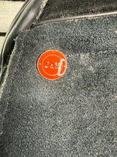 Load image into Gallery viewer, 18” J&amp;M Suede Top English Polo Saddle - Black