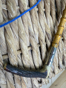 Vintage Childs Delicate Hunt Whip with Thong - Bamboo
