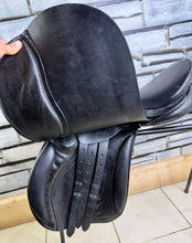 Load image into Gallery viewer, 16” Medium-MN Palaton English Leather Pony GP Saddle - Black