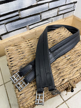 Load image into Gallery viewer, S/H 54” Jeffries Wembley Leather Atherstone Girth - Black