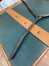 Load image into Gallery viewer, Sabre Drop Noseband - Brown - Pony - Traditional English Leather