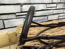 Load image into Gallery viewer, S/H English Show Hack/ROR Bridle - Brown  - Full