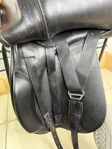 18” MW Ideal Suzannah Dressage Saddle - Black