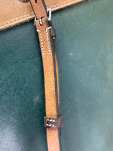 Load image into Gallery viewer, Jeffries?! Raised Cavesson Noseband - 3/4” - Brown - Cob - Traditional English Leather