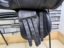 Load image into Gallery viewer, 16” Wide Native Pony Saddle Company WH/GP Saddle - Black