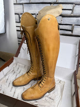 Load image into Gallery viewer, DeNiro Square Toe Full Lace Up Zip Boot - Size 37/UK 4 - Ambra