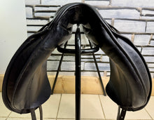 Load image into Gallery viewer, 17 1/2” MW Ideal Jessica Dressage Saddle - Black - Flocked