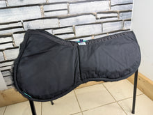 Load image into Gallery viewer, S/H Nuumed Wool Shim Half Pad - Saddle Adjuster -Black- Large