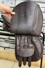 Load image into Gallery viewer, 14” Wide English Pony Saddle - Brown