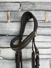 Load image into Gallery viewer, S/H Anatomic Padded Bridle with Sliding Noseband - Brown - Full