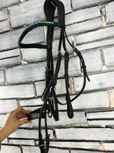 Load image into Gallery viewer, S/H Full Size Colliegate Anatomic Padded Bridle - Black