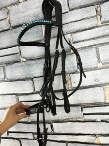 S/H Full Size Colliegate Anatomic Padded Bridle - Black