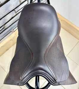 15” Wide Jeremy Rudge Fusion Pony Show/WH Saddle - Brown