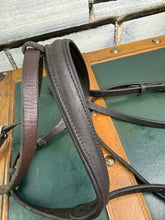 Load image into Gallery viewer, Barnsby Snaffle Flash Bridle - Dark Brown -Full Size- Soft English Leather