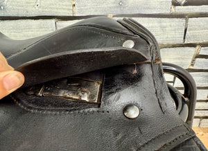14 1/2” XW Pony/Shetland GP Saddle - Black