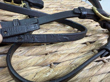 Load image into Gallery viewer, S/H English Raised In hand Showing Bridle -Brown/Brass- Full